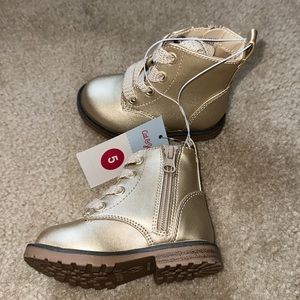 Toddler Girls Cat & Jack - Giovanna rose gold combat boots